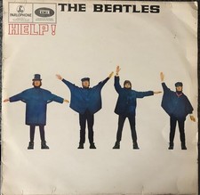 The Beatles Help! 1970's Reissue Uk Parlophone Vinyl Lp Pcs 3071 Ex