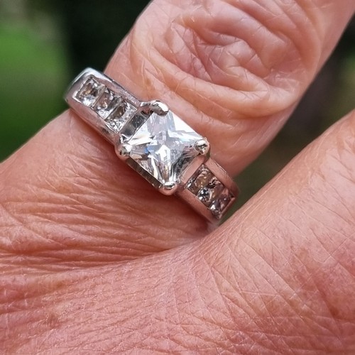 Bague argent massif solitaire - bague,