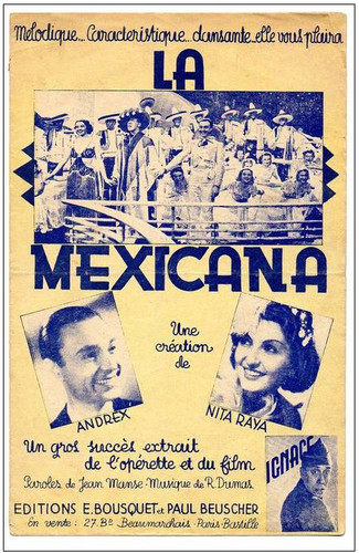 Partition mexicana de jean - partition,