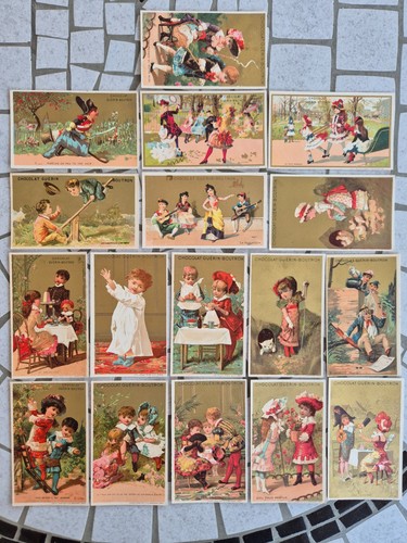 Anciennes chromos chocolat - 17,
