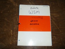 Kubota GR2100 GR2000G Lawn Garden Tractor Mower Shop Service Repair Manual xz