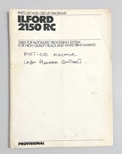 ILFORD 2150 RC Leaflet parts