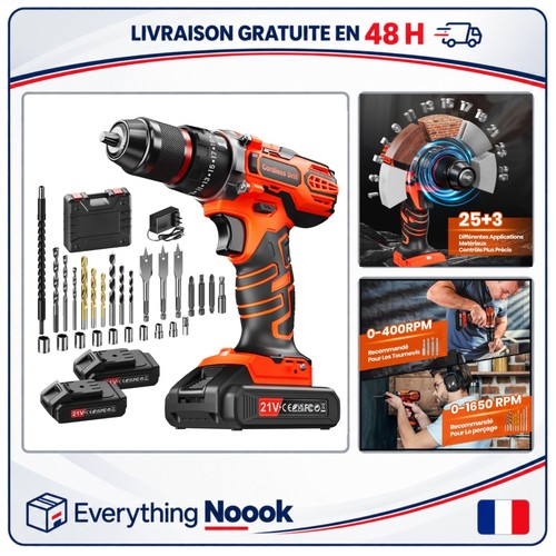 Perceuse visseuse sans fil - , 21v