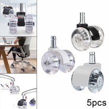 5 pièces ordinateur chaise de bureau roulette Pu plancher roues roulettes de