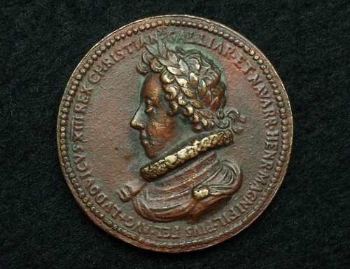 Medaille laiton 37mm louis - laiton,