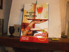 RARE    ET     BELLE    ANCIENNE      AFFICHE     PUB     BIERES    DE CARACTERE