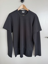 Comme des Garçons Homme Plus Black Double-Sleeve Shirt - Made in Japan - Size L