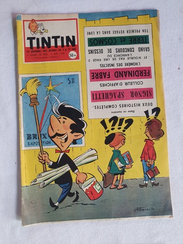 Lot journal tintin 1958 - lot,