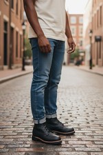 Red Wing Boots Mens 8.5D Black