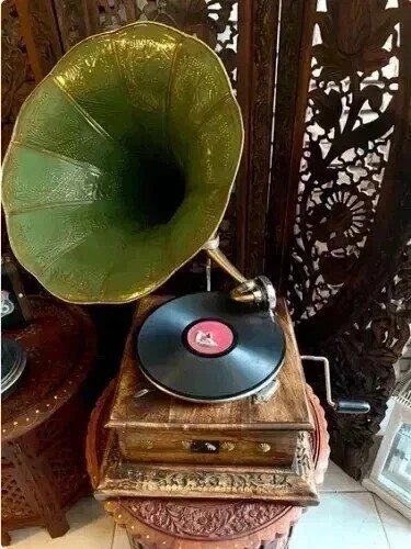 Gramophone ancien phonographe - gramophone,