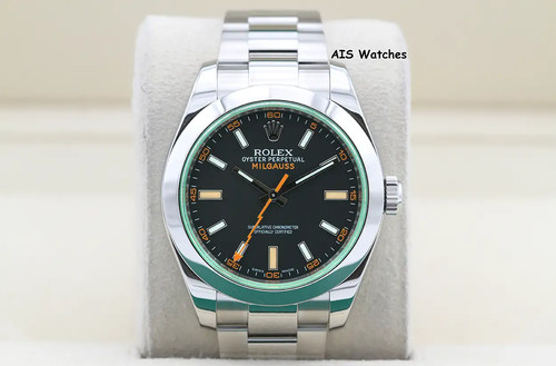 Rolex milgauss 116400gv black - rolex,