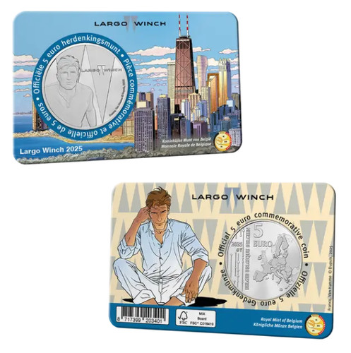 Coincard euros belgique - 5€,