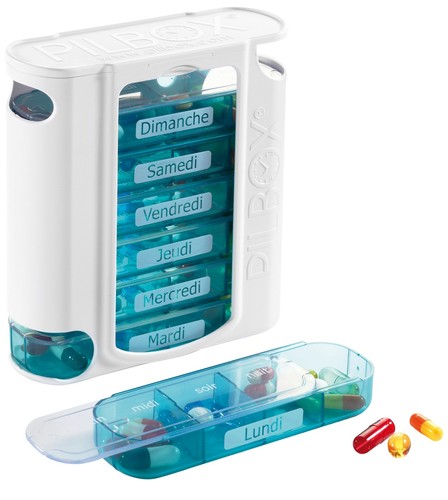 Pilulier hebdomadaire pilbox - pilulier,