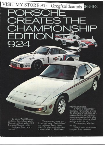 1977 porsche 924 championship - porsche,
