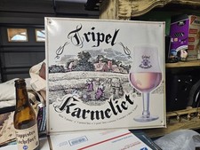 Tripel Karmeliet Belgium Beer Sign Cardboard