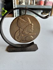 Gong De Table Cuivre Bretagne Carnac Kitsch Vintage Curiosité 