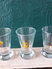 3 verres gancia americano vintage