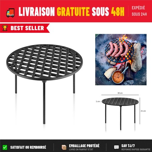 Bbq toro grille fonte ronde - grille, en