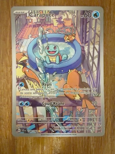 Carte pokémon carapuce - pokémon,