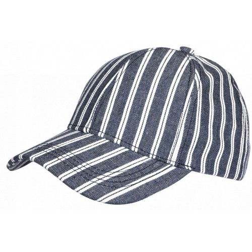 Casquette rayée bleu marine - casquette,