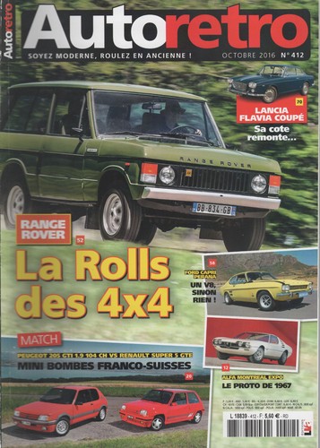 Auto retro 412 ford - ford, capri