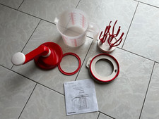 BATTEUR SPEEDY CHEF 2   - TUPPERWARE - SANS ELECTRICITE - ROUGE - COMME NEUF