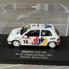 RARE Miniature 1/43 Renault Clio 16S Rallye Argentine 1997 Raies - Volta UH