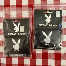 PLAYBOY WRIST/SWEAT BANDS  UNISEX  AUTHENTIC PLAYBOY MERCHANDISE