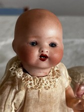 Ancienne Petite Poupée Tête Porcelaine A Marseille Germany 351  Taille 14 cm