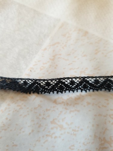 Dentelle calais fine noire - dentelle,
