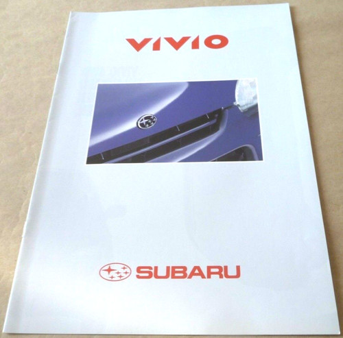 1996 subaru vivio catalogue - subaru,