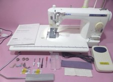 JUKI SL-300EX Industrial Sewing Machine with Wide Table & Foot Controller USED