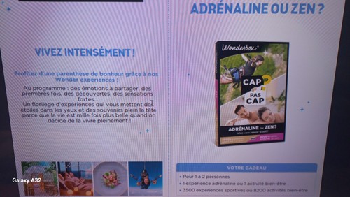 Wonderbox ticket cheaque - wonderbox, e-ticket
