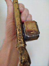 rare plumier encrier bronze