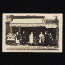 Old postcard photo card / florist A la Marguerite / Richebois Paillard / to be located