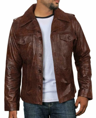 Chemise police cuir pour - chemise, de