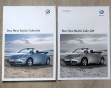 VW New Beetle convertible convertible brochure 6.2008 + supplement technical Data