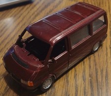 VOLKSWAGEN CARAVELLE VW Van SCHABACK 1060 1:43 Made in Germany Dark Red Diecast 