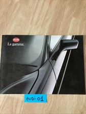 Audi 80 90 100 200 coupé V8 1991 prospectus catalogue automobile
