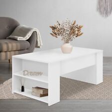Table basse blanc salon table