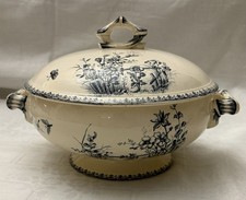 SOUPIERE  EN FAIENCE DE