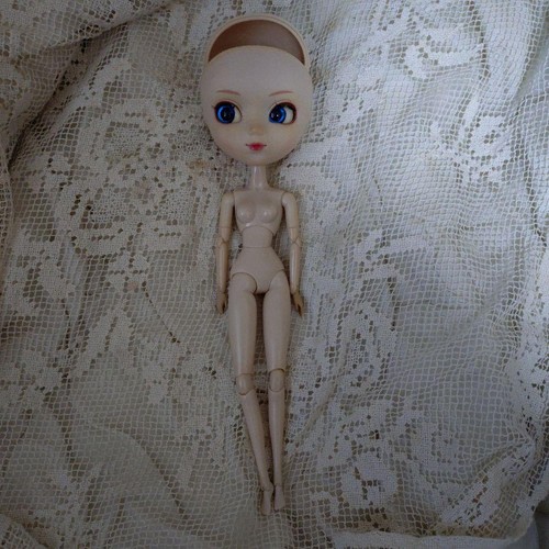 Pullip doll with wig blue - doll,
