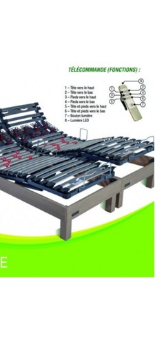 Lit sommier électrique - sommier,