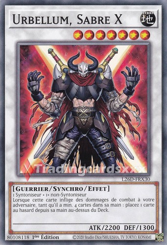 Urbellum sabre x - yu-gi-oh!,