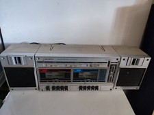 POSTE RADIO DOUBLE DECK CROWN CS-2200 BOOMBOX GHETTOBLASTER