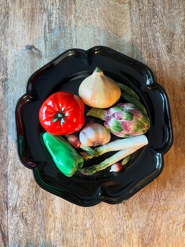 Plat assiette trompe - assiette,