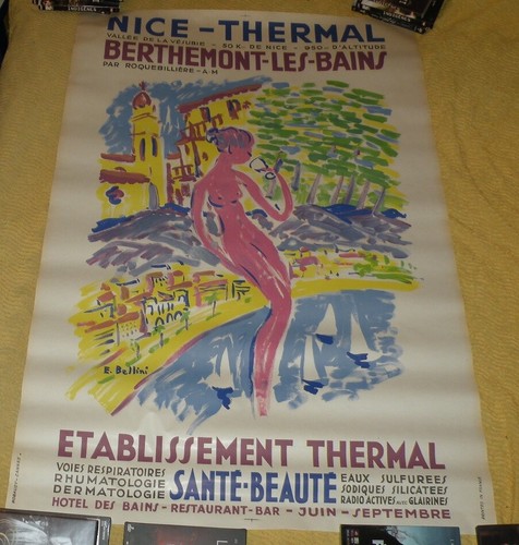 Affiche ancienne berthemont - ancienne, berthemont-