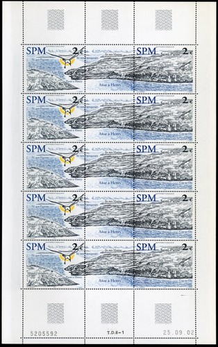 Spm pierre miquelon feuille - spm,
