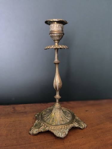 Magnifique bougeoir ancien - bougeoir,