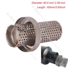 60.5mm Universal Exhaust Pipe Silencer DB Killer Baffles Reduce Noise Removable